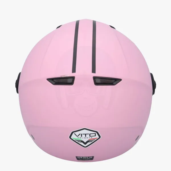 VITO Jet Moda Mat Roze>DAMES Vespa Helmen|Jethelmen