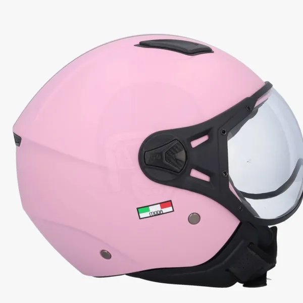 VITO Jet Moda Mat Roze>DAMES Vespa Helmen|Jethelmen