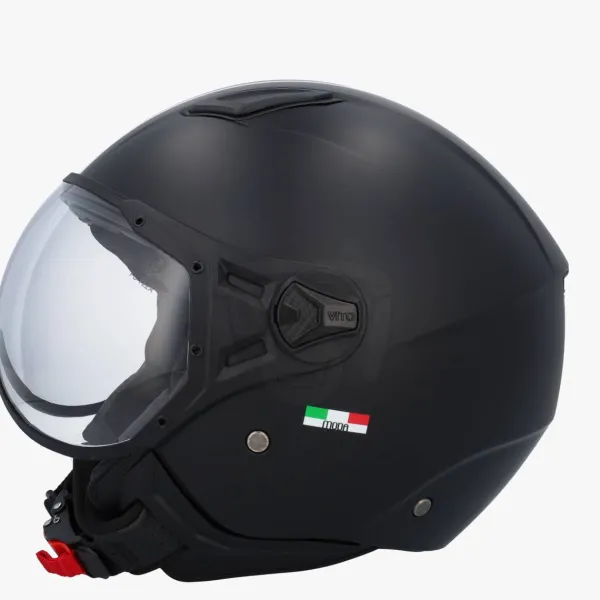 VITO Jet Moda Matzwart Black Edition>DAMES Vespa Helmen|Jethelmen