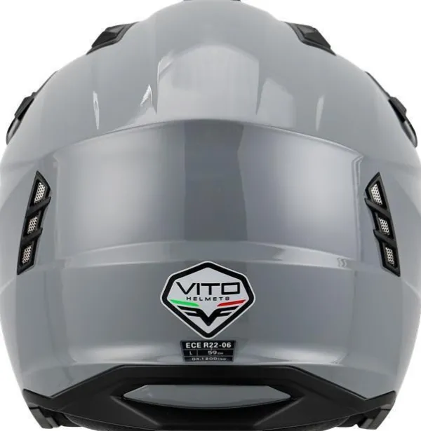 VITO Predator Nardo Grey> Jethelmen|Helmen Met Zonnevizier