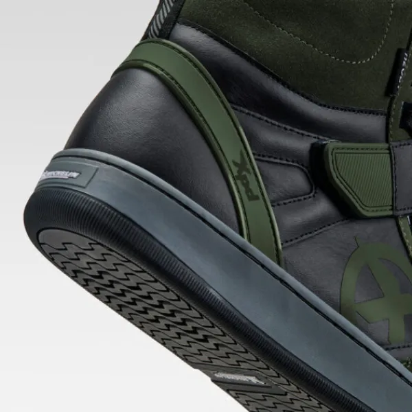 XPD MOTO PRO H2OUT Sneaker Green/Black>Heren Heren Motorschoenen
